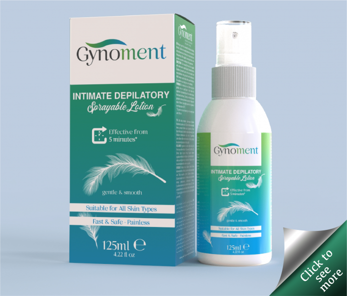 125ml Gynoment Intimate Depilatory Sprayable Lotion