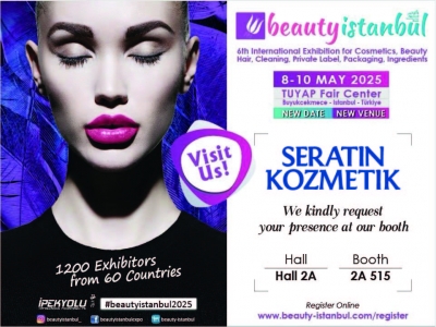 Seratin Kozmetik Beauty Istanbul 2025 Participation