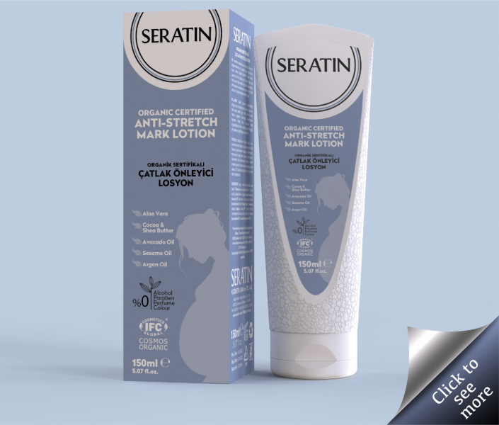 Organic Certified 150ml Anti Stretch Mark Lotion